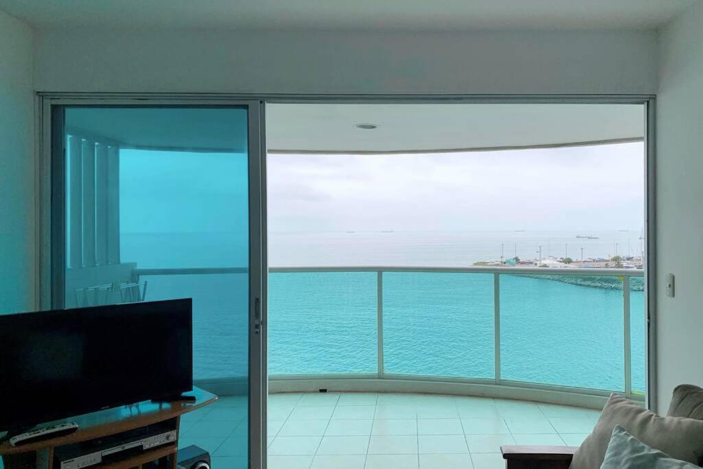 Dpto. Privado Frente Al Mar Con Vista Espectacular Apartment ซาลีนาส ภายนอก รูปภาพ